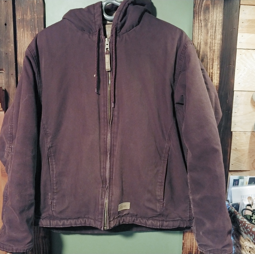 Ladies Berne Insulated Jacket Size 10-12 Brown